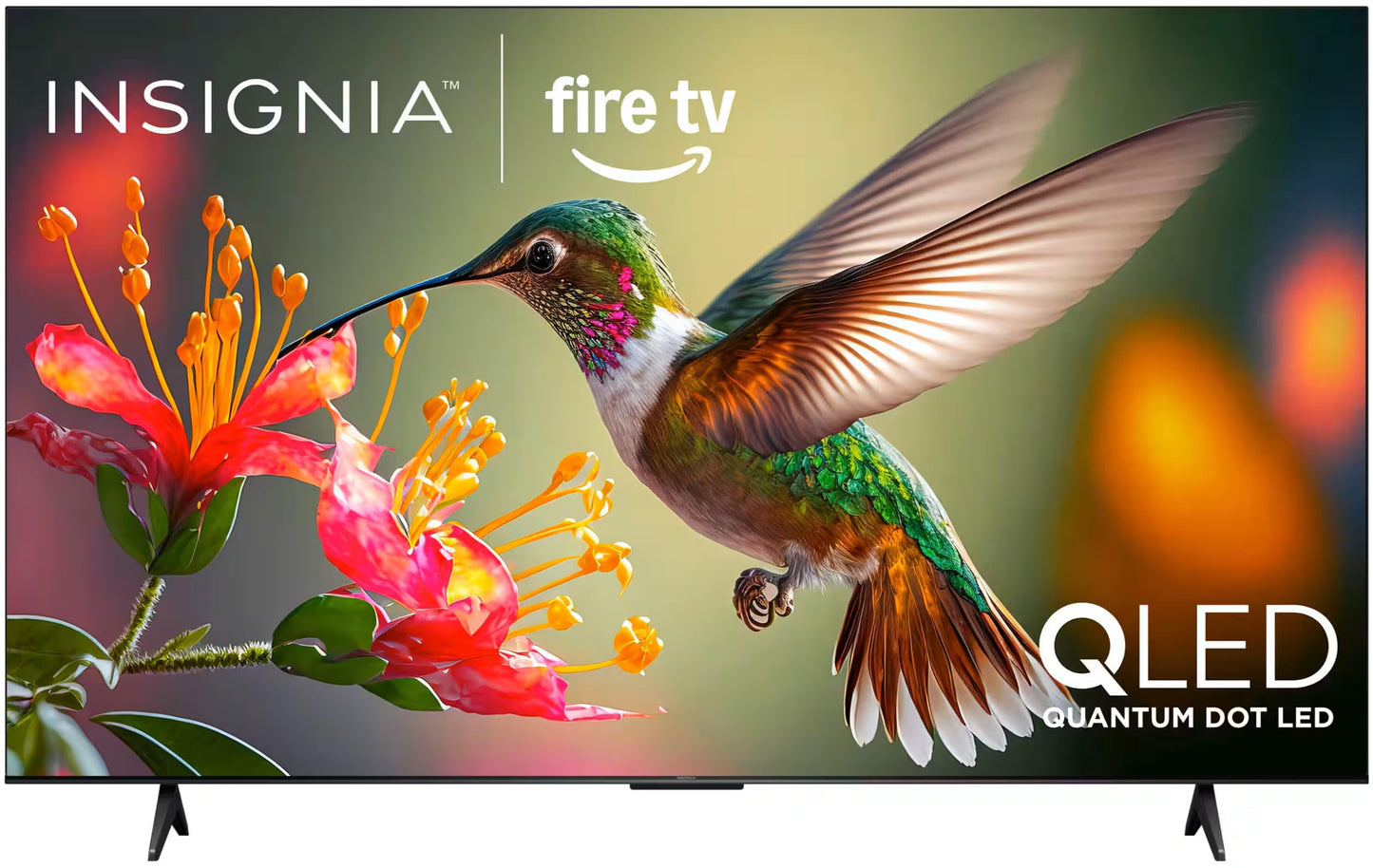 INSIGNIA 65-inch Class QF Series LED 4K UHD QLED Smart Fire TV with Alexa Voice Remote (NS65-UQFL26)