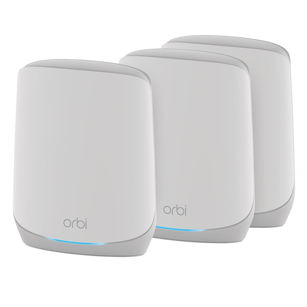 NETGEAR Orbi Whole Home Tri-Band WiFi 6 Mesh Network System (RBK663) – Router with 2 Satellite Extenders, Security Features, Coverage up to 6,600 sq. ft., 75 Devices - AX3800 (Up to 3.8Gbps)