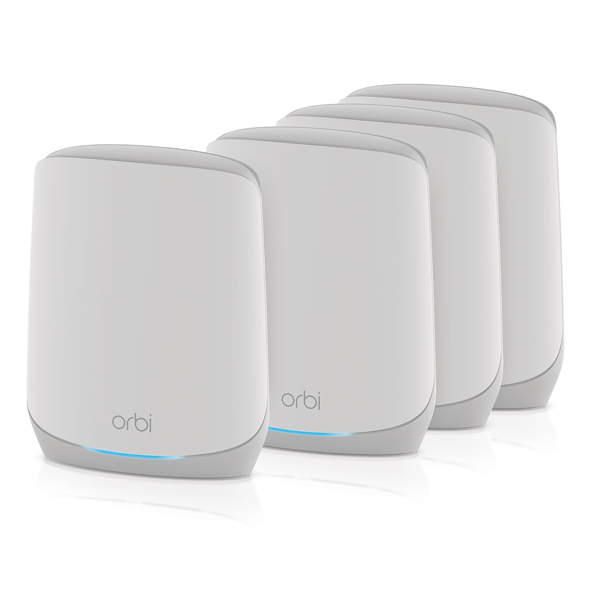 NETGEAR Orbi Whole Home Tri-Band WiFi 6 Mesh Network System (RBK663) – Router with 2 Satellite Extenders, Security Features, Coverage up to 6,600 sq. ft., 75 Devices - AX3800 (Up to 3.8Gbps)