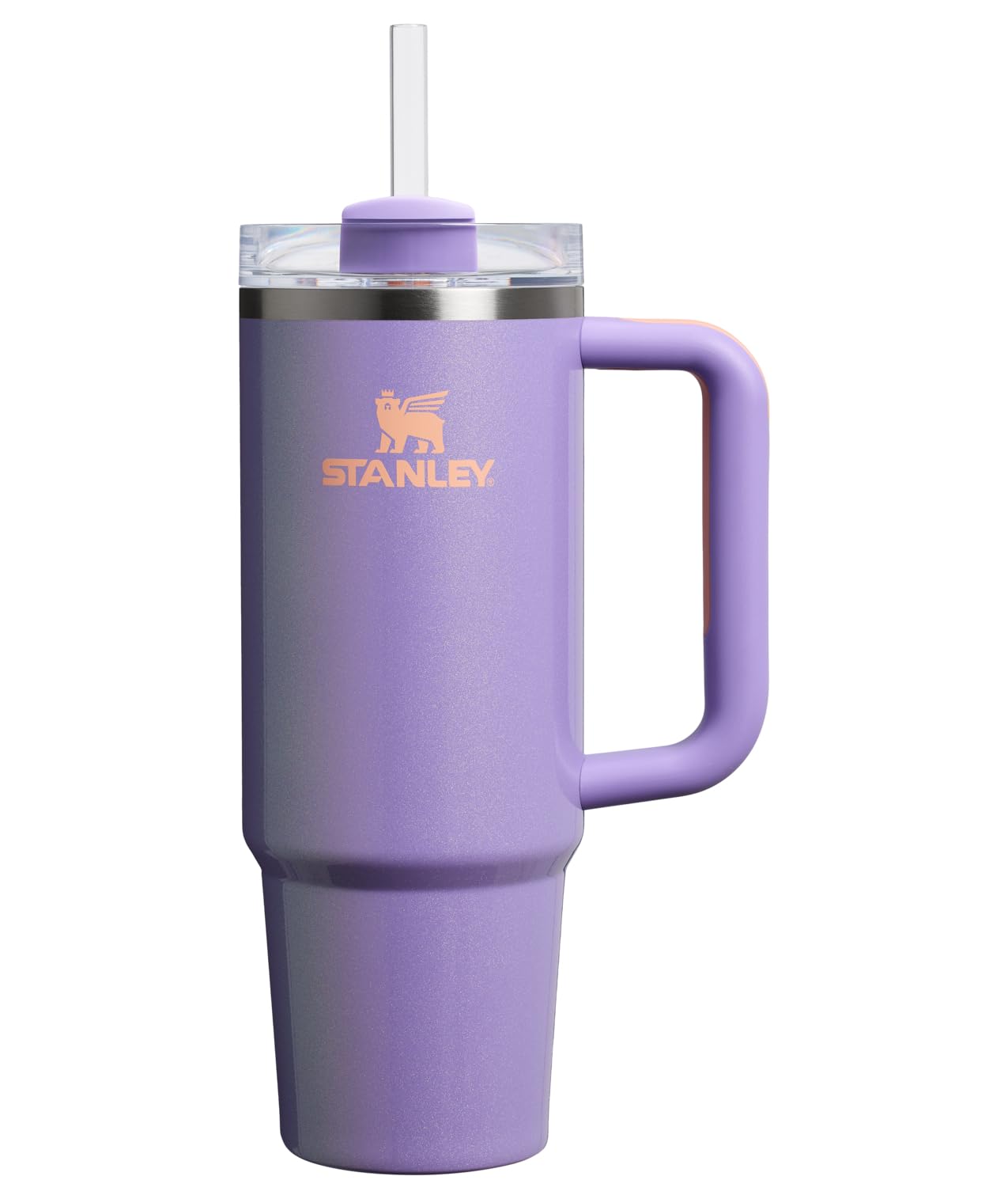 STANLEY Quencher H2.0 Tumbler with Handle and Straw 40 oz | Flowstate 3-Position Lid | Cup Holder Compatible for Travel | Insulated Stainless Steel Cup | BPA-Free | Lilac