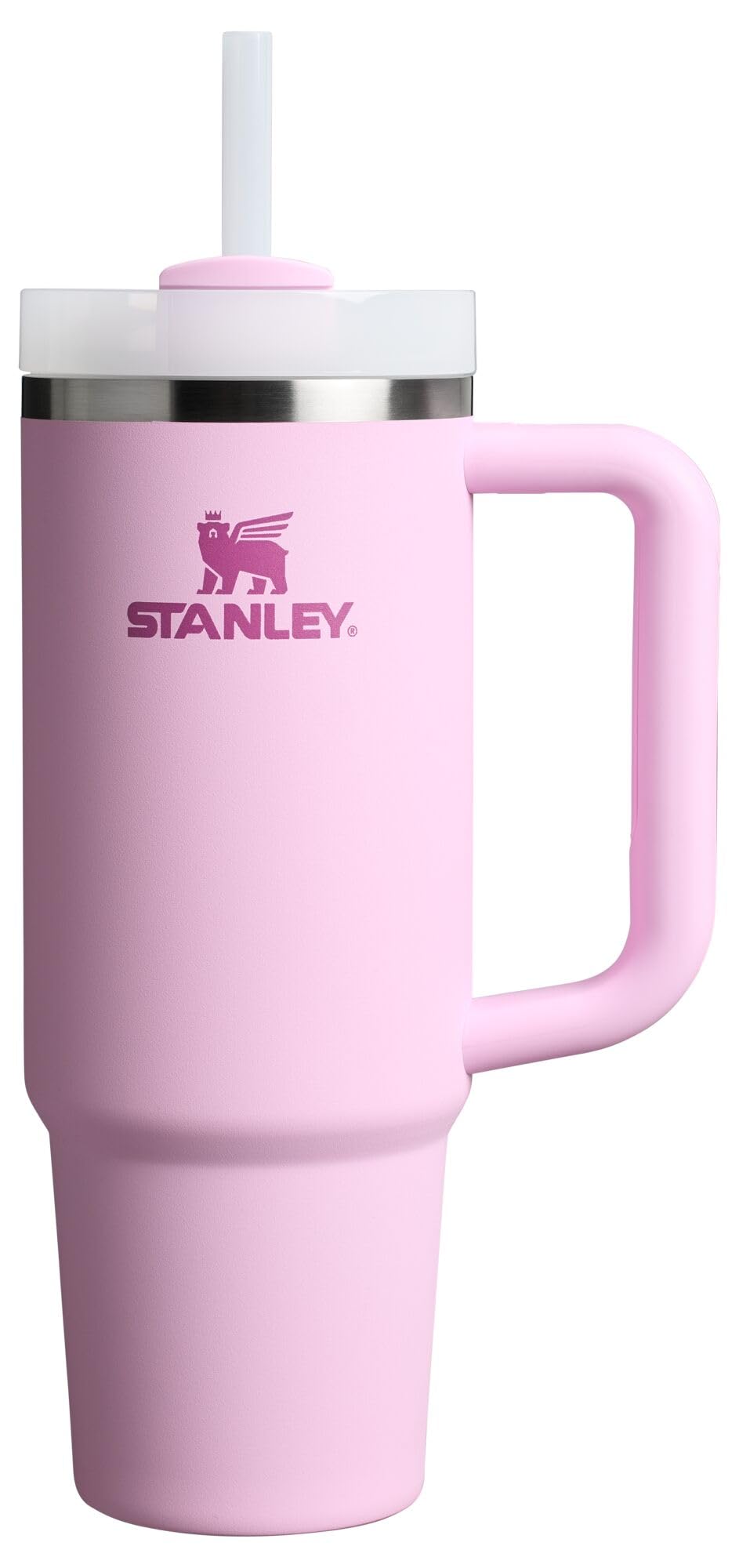STANLEY Quencher H2.0 Tumbler with Handle and Straw 40 oz | Flowstate 3-Position Lid | Cup Holder Compatible for Travel | Insulated Stainless Steel Cup | BPA-Free | Lilac