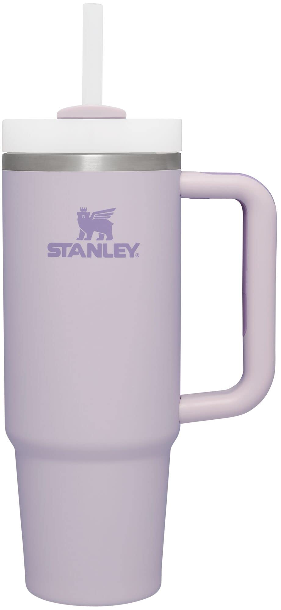 STANLEY Quencher H2.0 Tumbler with Handle and Straw 40 oz | Flowstate 3-Position Lid | Cup Holder Compatible for Travel | Insulated Stainless Steel Cup | BPA-Free | Lilac