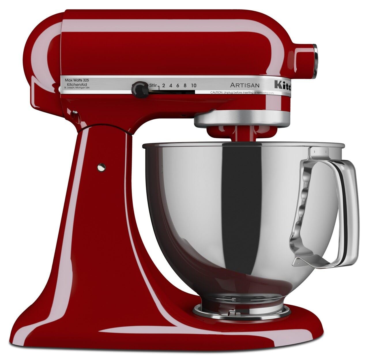KitchenAid Artisan Series 5 Quart Tilt Head Stand Mixer with Pouring Shield KSM150PS, Almond Cream