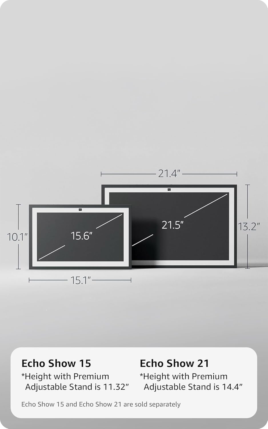 Amazon Echo Show 15 (newest model), Full HD 15.6" kitchen hub for home organization, with built-in Fire TV and Alexa+ Early Access