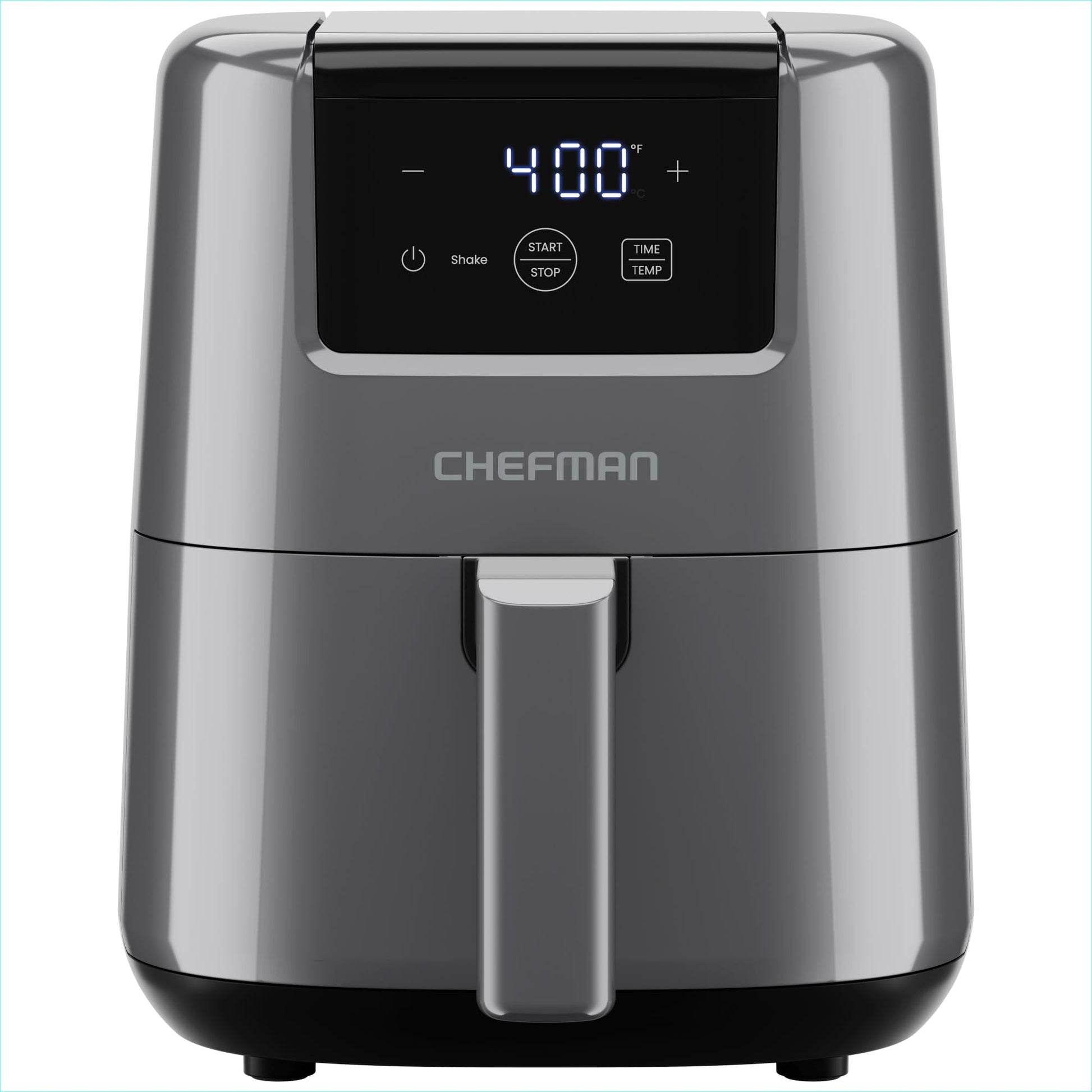 CHEFMAN 2 Qt Mini Air Fryer – Digital Space-Saving Compact Air Fryer with Nonstick and Dishwasher Safe Basket, Quick & Easy Meals in Minutes, Features Digital Timer and Shake Reminder – Black