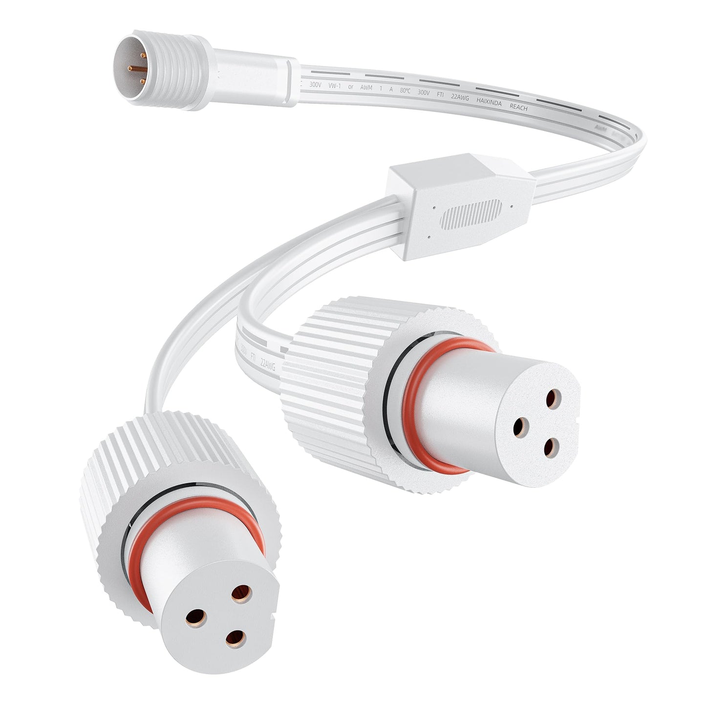 16Ft Extension Cable for Govee Permanent Outdoor Lights 2/Pro, Deck Lights, IP68 Waterproof Extension Cord Compatible with Govee H705D H705E H705F, H706A H706B H706C, H7067 H7068 H7069