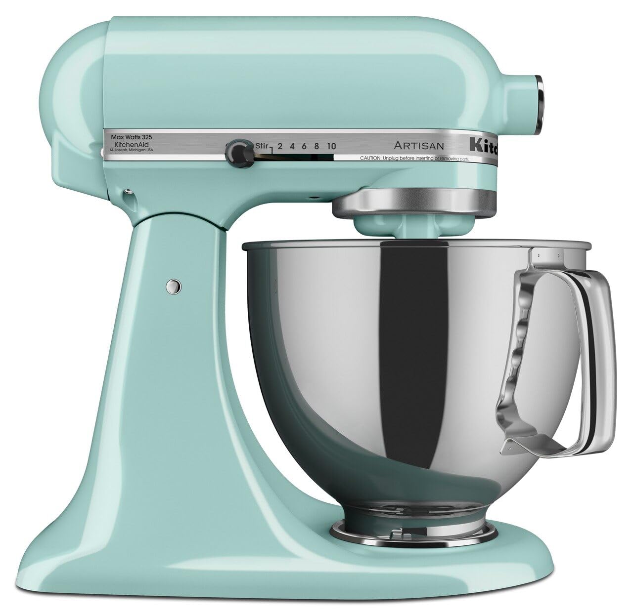 KitchenAid Artisan Series 5 Quart Tilt Head Stand Mixer with Pouring Shield KSM150PS, Almond Cream