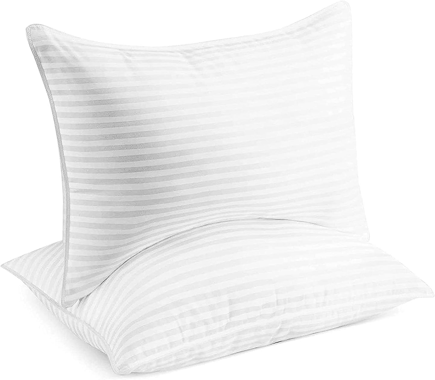 Beckham Hotel Collection Bed Pillows Standard/Queen Size Set of 2 - Original Soft Down Alternative Pillow for Sleeping - Soft Support for Back, Stomach or Side Sleepers
