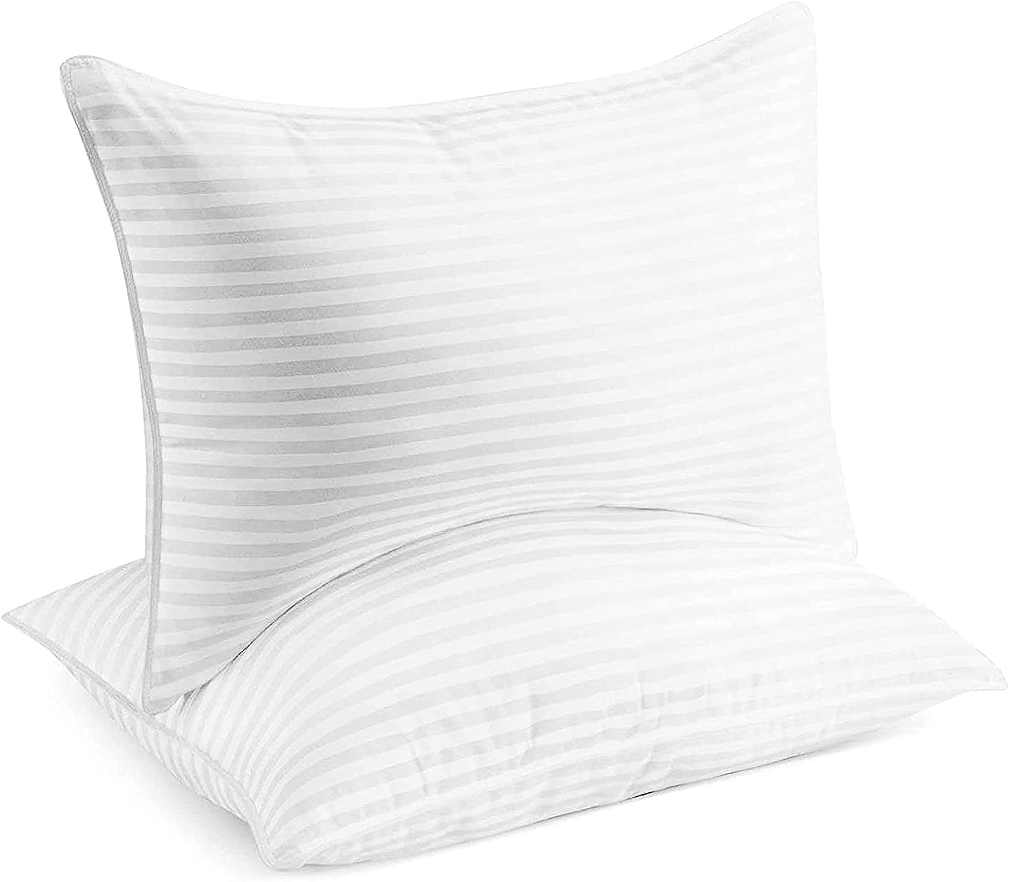 Beckham Hotel Collection Bed Pillows Standard/Queen Size Set of 2 - Original Soft Down Alternative Pillow for Sleeping - Soft Support for Back, Stomach or Side Sleepers