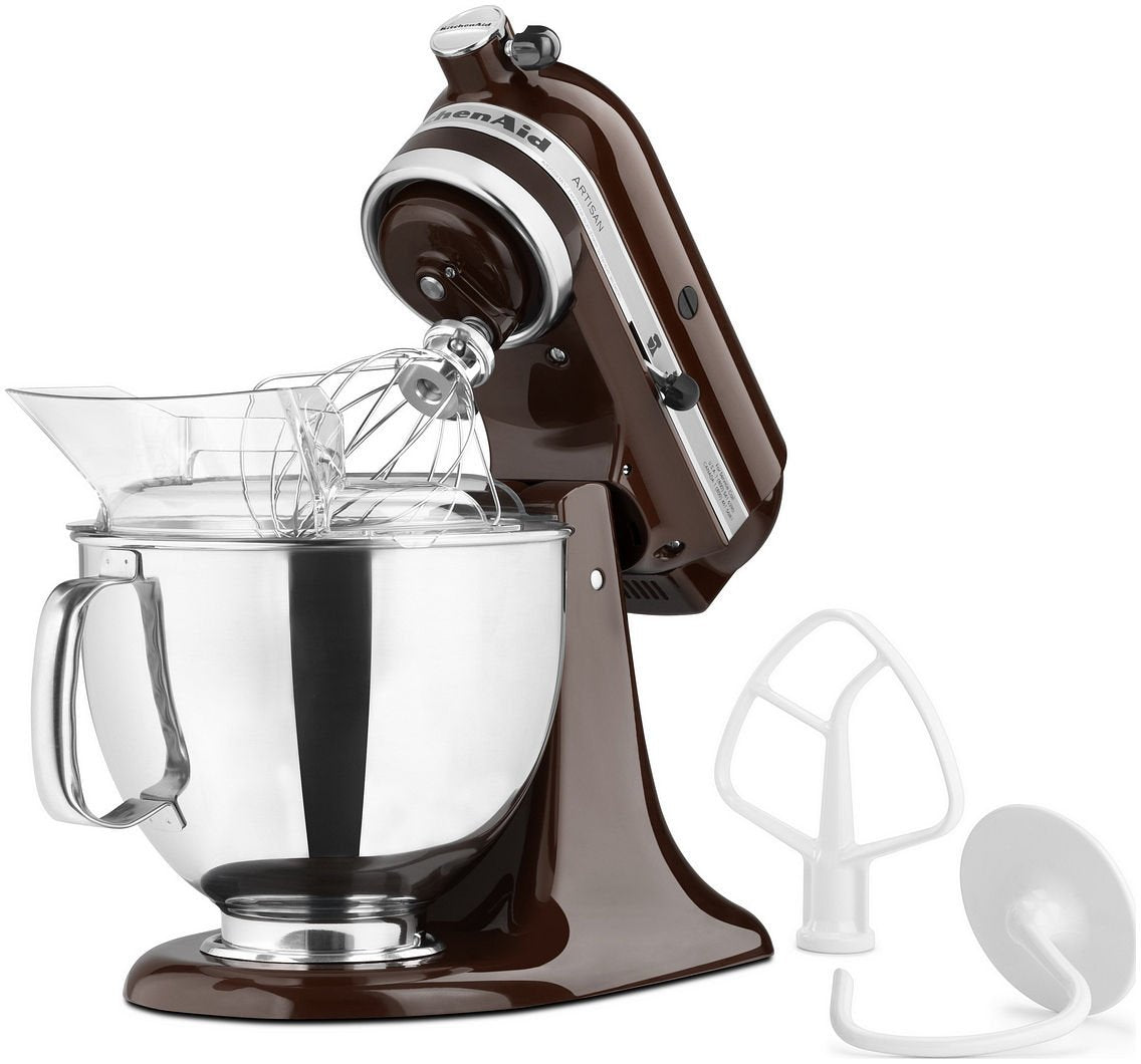 KitchenAid Artisan Series 5 Quart Tilt Head Stand Mixer with Pouring Shield KSM150PS, Almond Cream