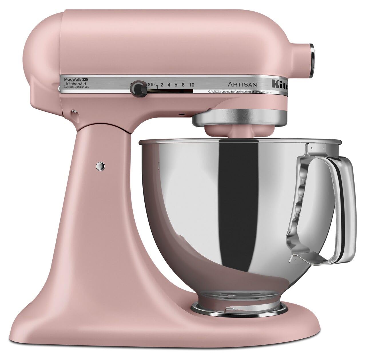 KitchenAid Artisan Series 5 Quart Tilt Head Stand Mixer with Pouring Shield KSM150PS, Almond Cream