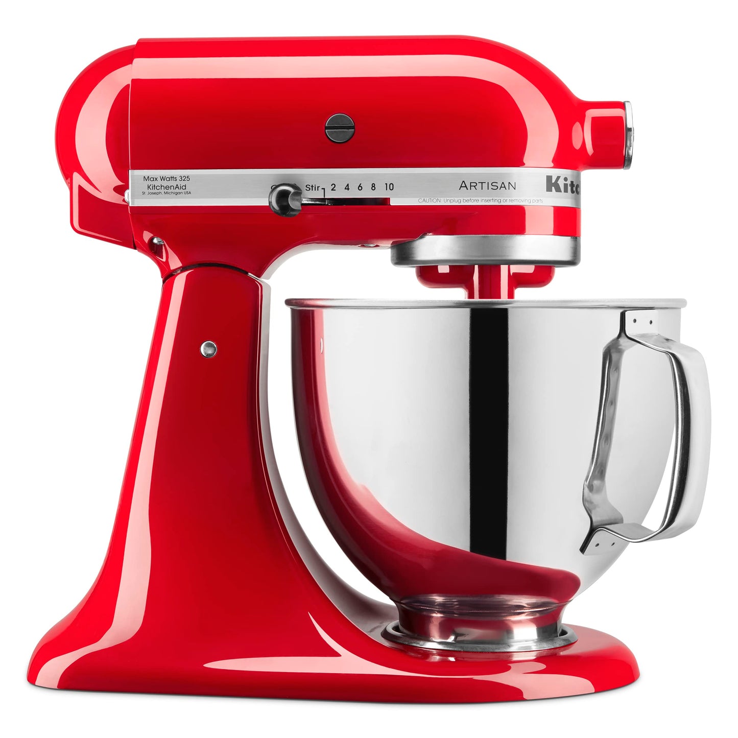 KitchenAid Artisan Series 5 Quart Tilt Head Stand Mixer with Pouring Shield KSM150PS, Almond Cream