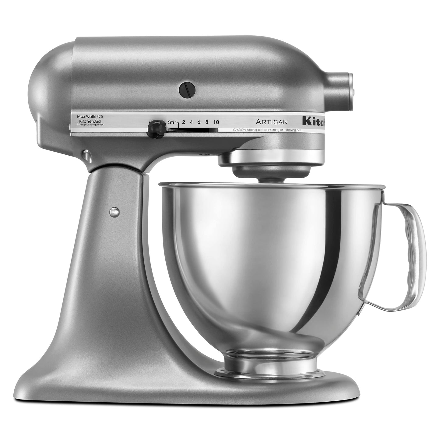 KitchenAid Artisan Series 5 Quart Tilt Head Stand Mixer with Pouring Shield KSM150PS, Almond Cream