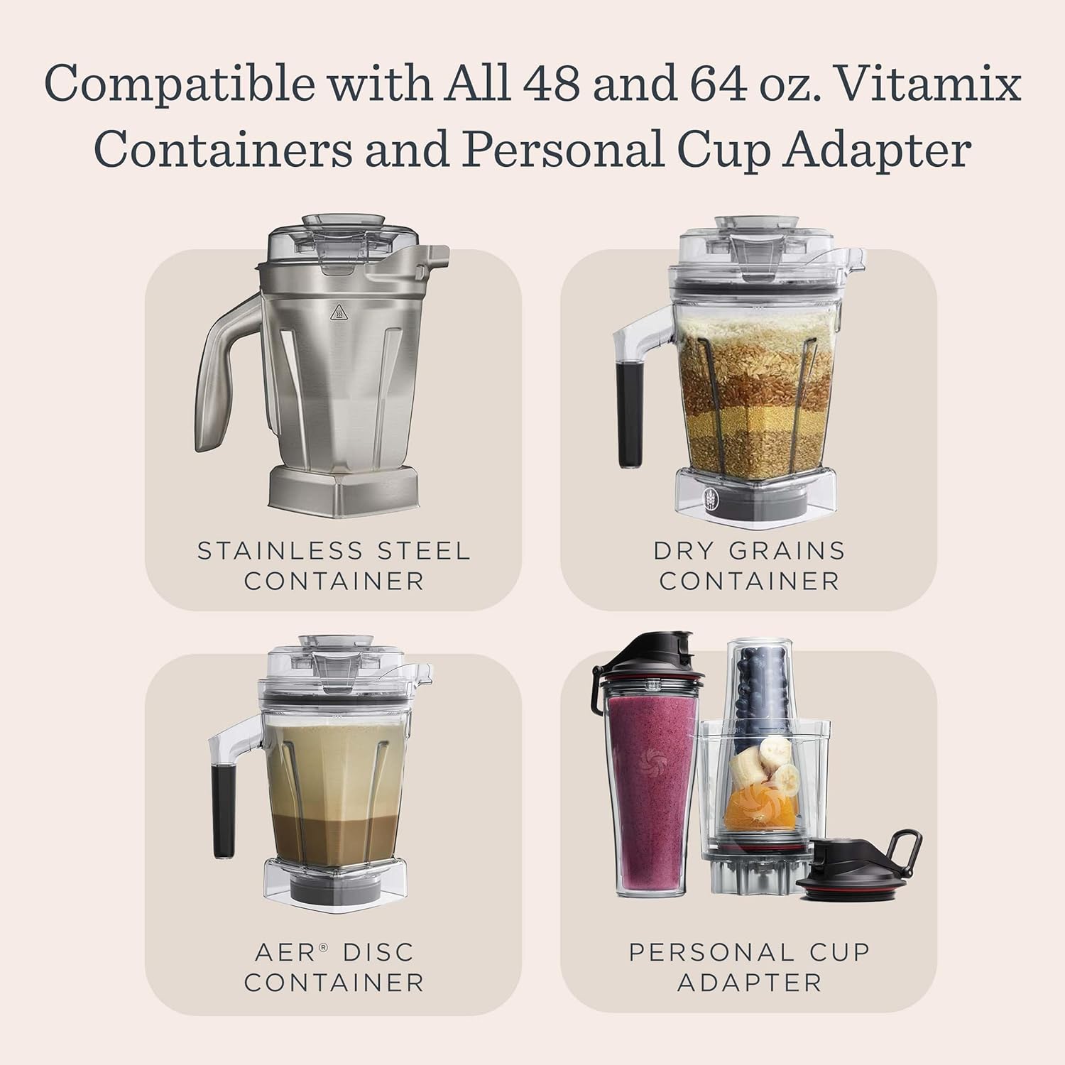 Vitamix 5200 Blender, Professional-Grade Blender for Smoothies, Soups, Ice Cream and More, Stainless-Steel Blades, Self-Cleaning Kitchen Appliance, 64 Oz Container, Black