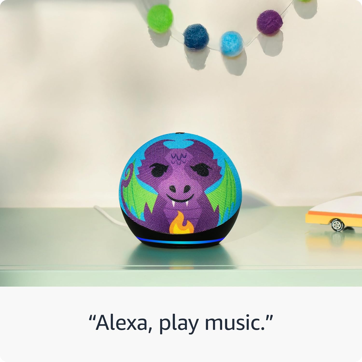 Amazon Echo Dot Kids (newest model) - Designed for kids, with Alexa+ Early Access, parental controls, Includes 1 Year of Amazon Kids+, Stardust