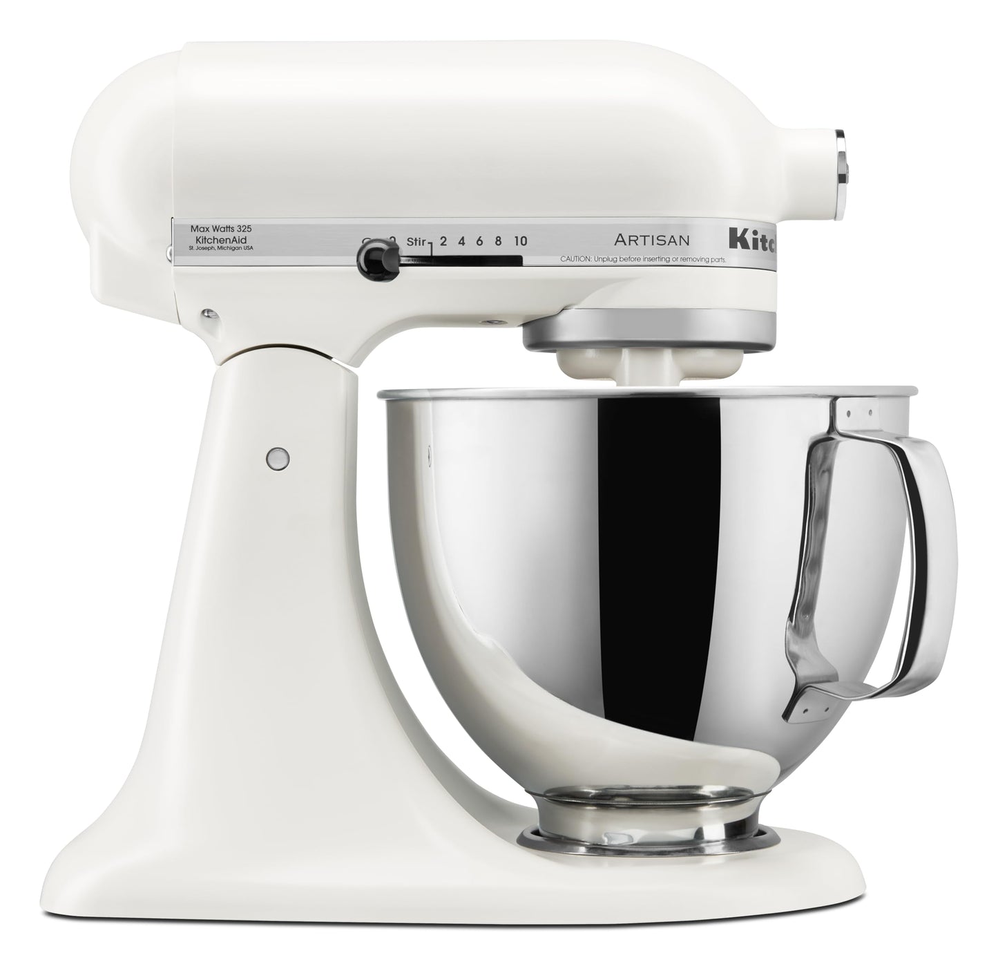 KitchenAid Artisan Series 5 Quart Tilt Head Stand Mixer with Pouring Shield KSM150PS, Almond Cream