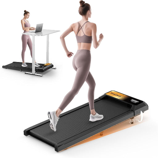 Walking Treadmill Pad with Incline,Walking 2.5HP for Home and Office, 265Lbs Weight Capacity,Treadmill with APP &Remote Control, LED Display