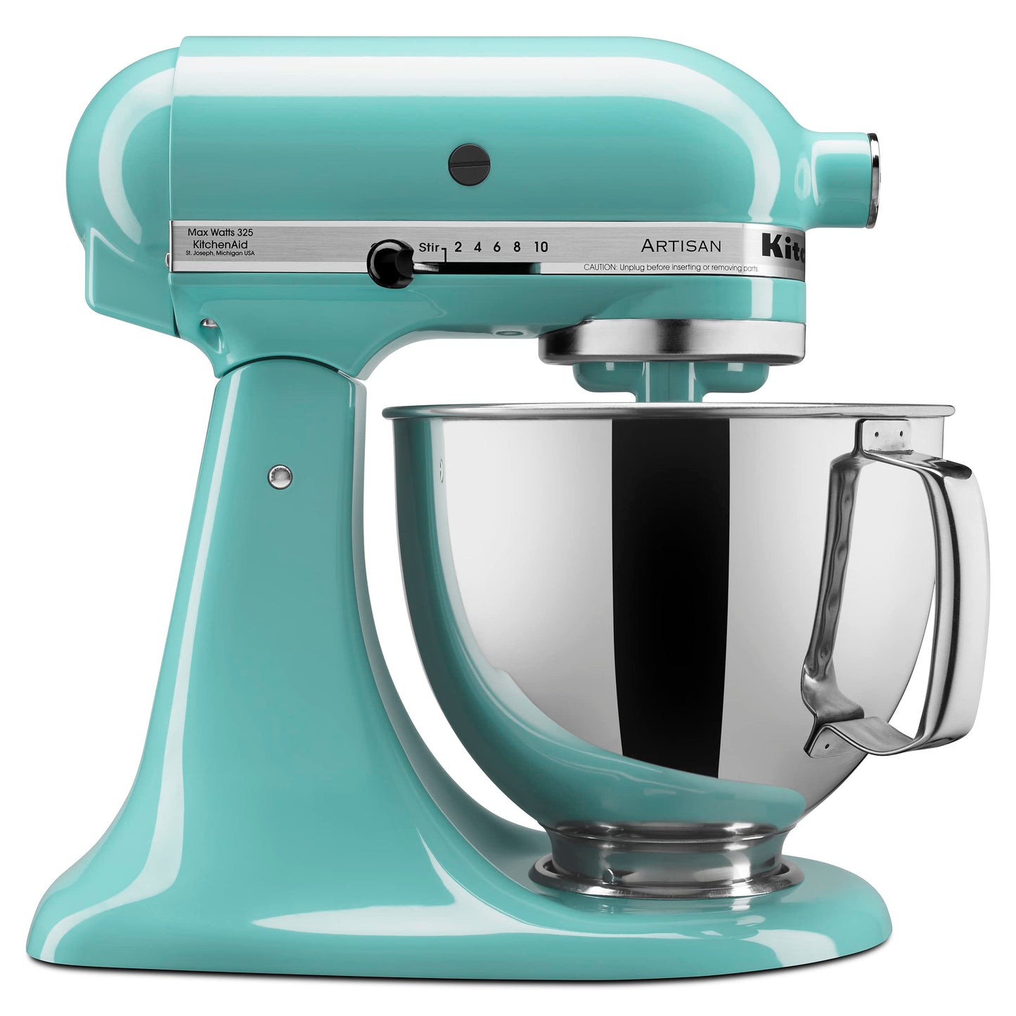 KitchenAid Artisan Series 5 Quart Tilt Head Stand Mixer with Pouring Shield KSM150PS, Almond Cream