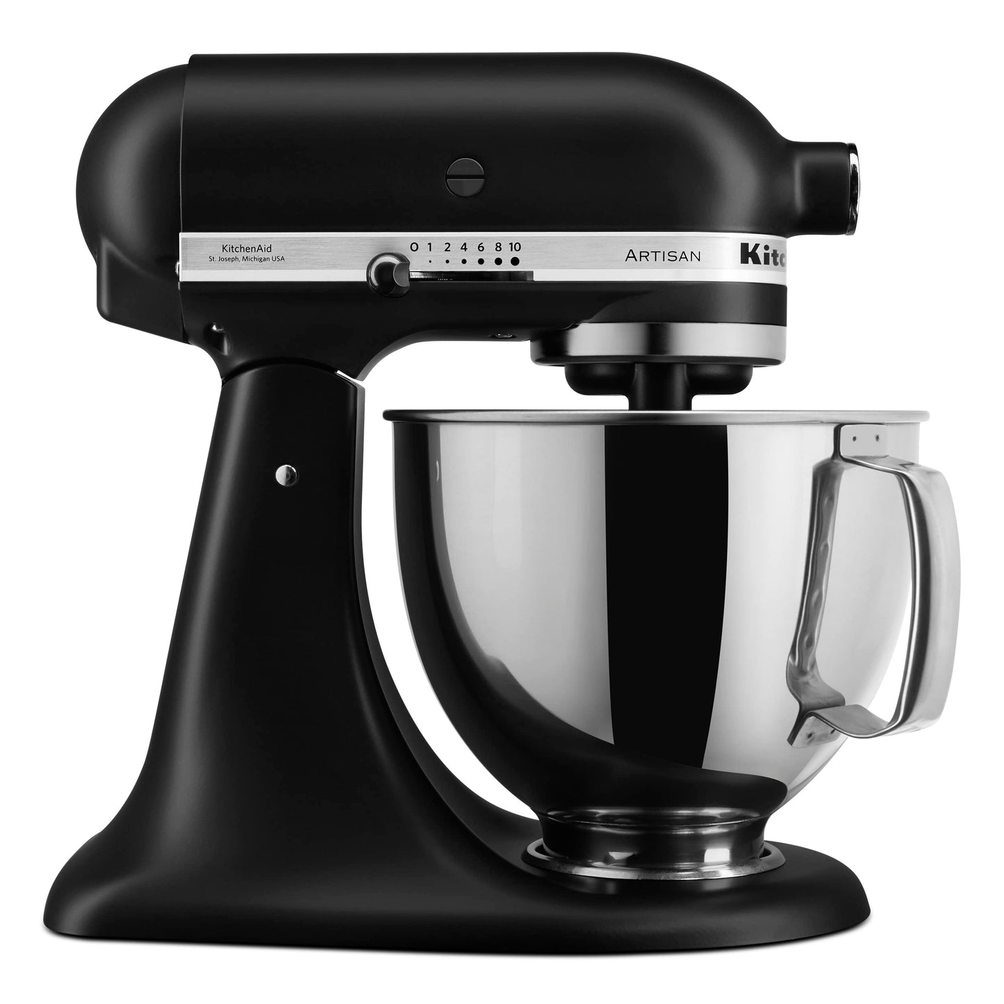 KitchenAid Artisan Series 5 Quart Tilt Head Stand Mixer with Pouring Shield KSM150PS, Almond Cream