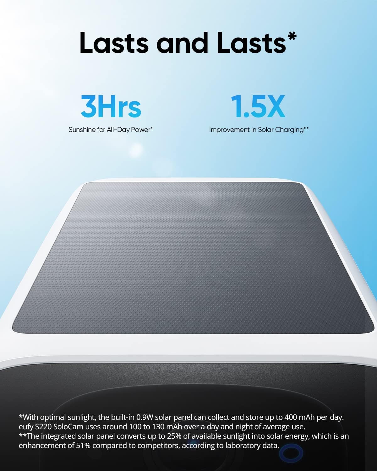 eufy Security S220 SoloCam 4-Cam Pack, Solar Charging, Wireless Outdoor Camera, Continuous Power, 2K Resolution, Day and Night Clarity, 2.4 GHz Wi-Fi, No Monthly Fee