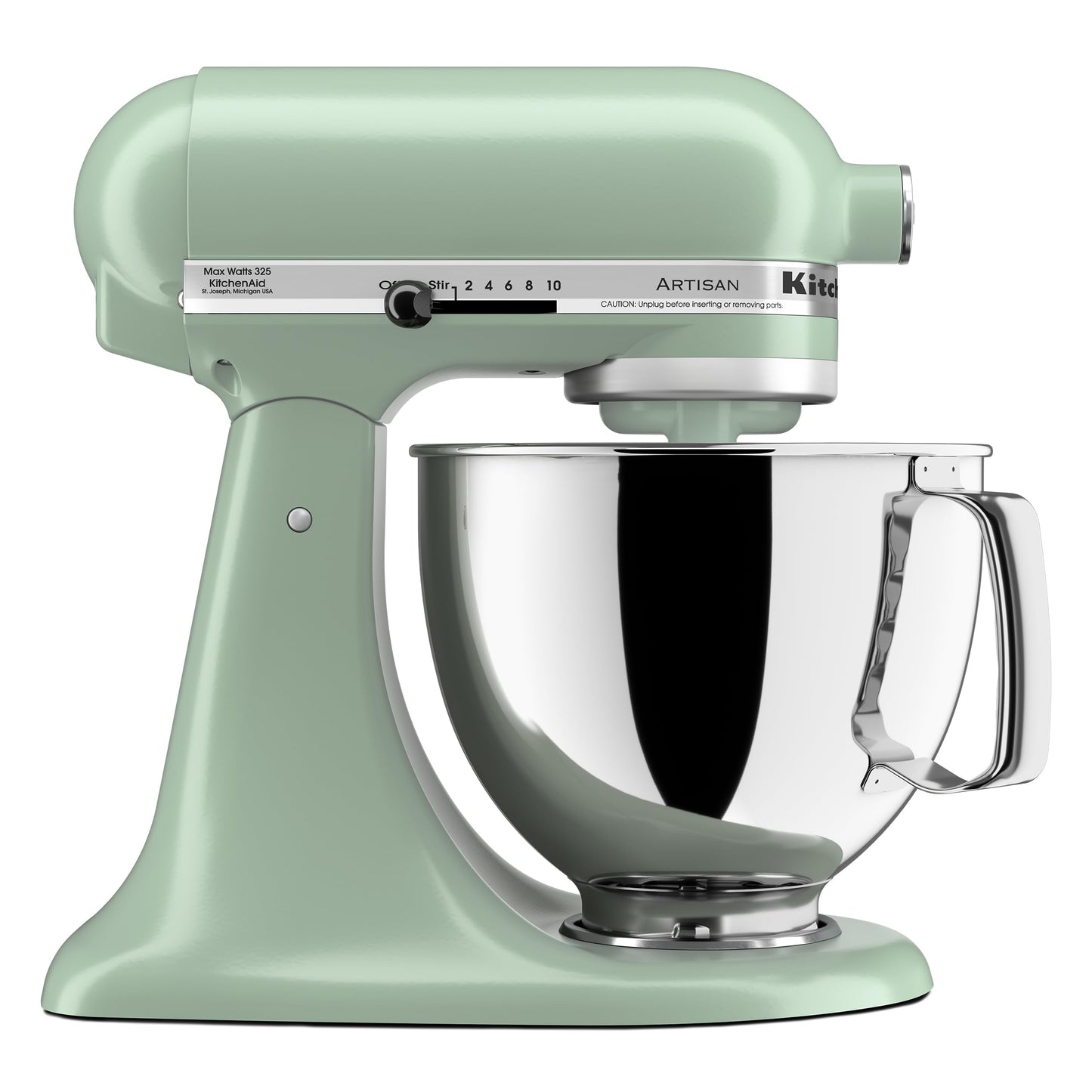 KitchenAid Artisan Series 5 Quart Tilt Head Stand Mixer with Pouring Shield KSM150PS, Almond Cream