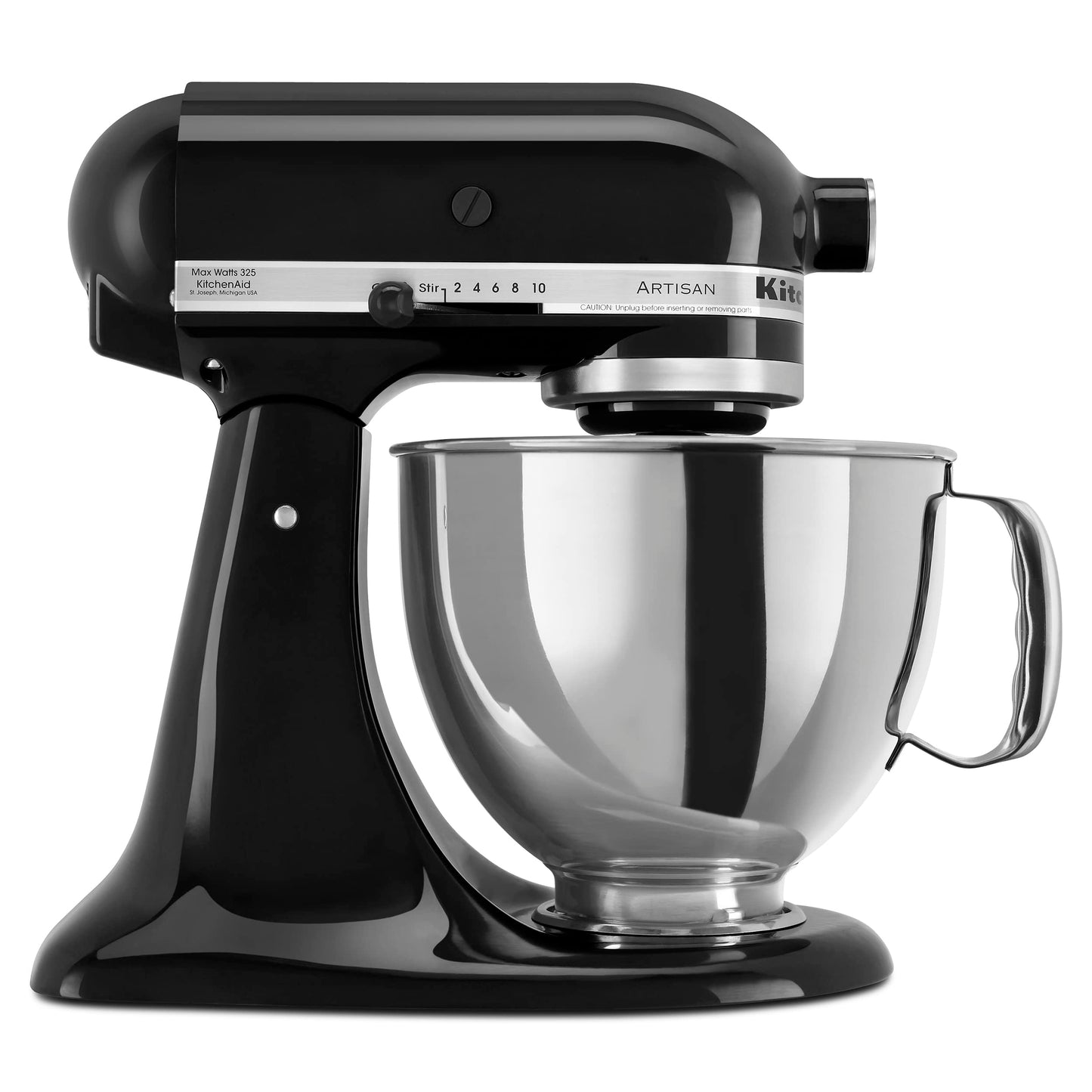 KitchenAid Artisan Series 5 Quart Tilt Head Stand Mixer with Pouring Shield KSM150PS, Almond Cream
