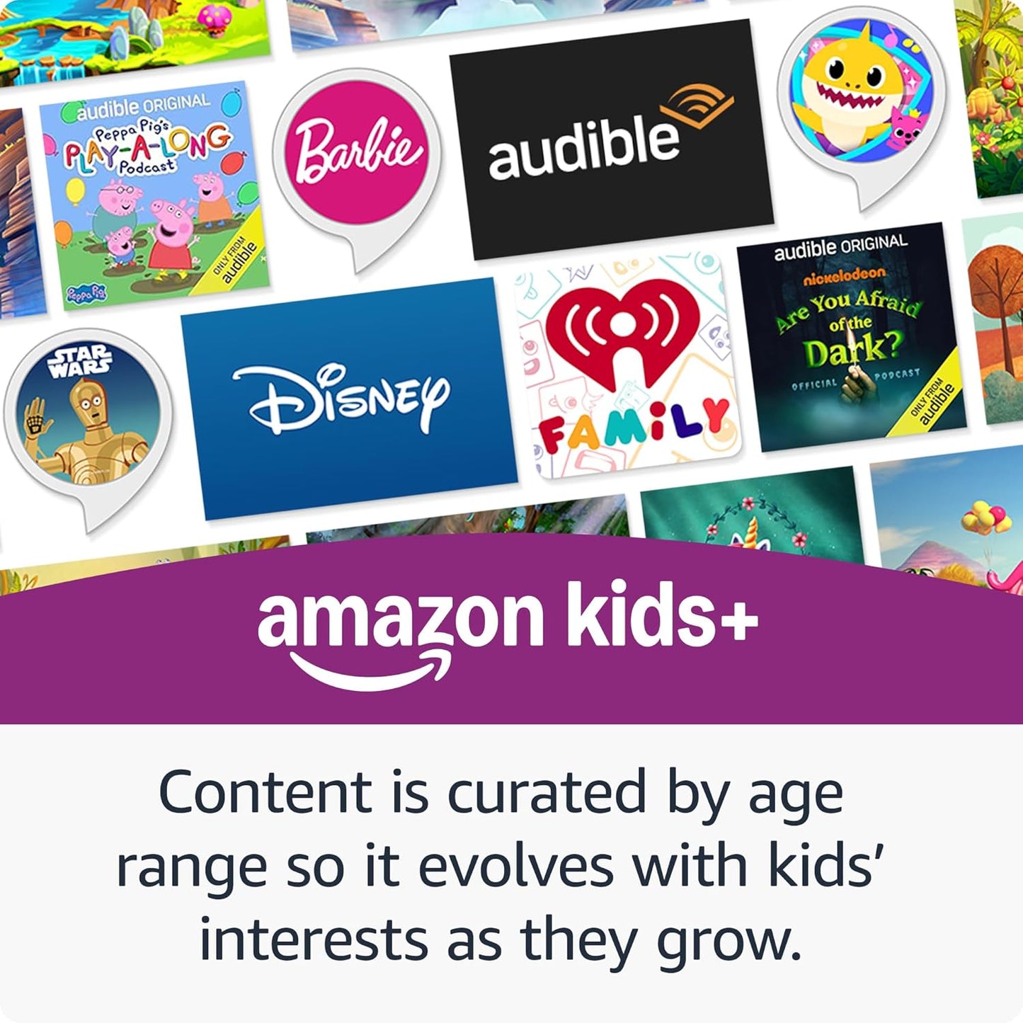 Amazon Echo Dot Kids (newest model) - Designed for kids, with Alexa+ Early Access, parental controls, Includes 1 Year of Amazon Kids+, Stardust