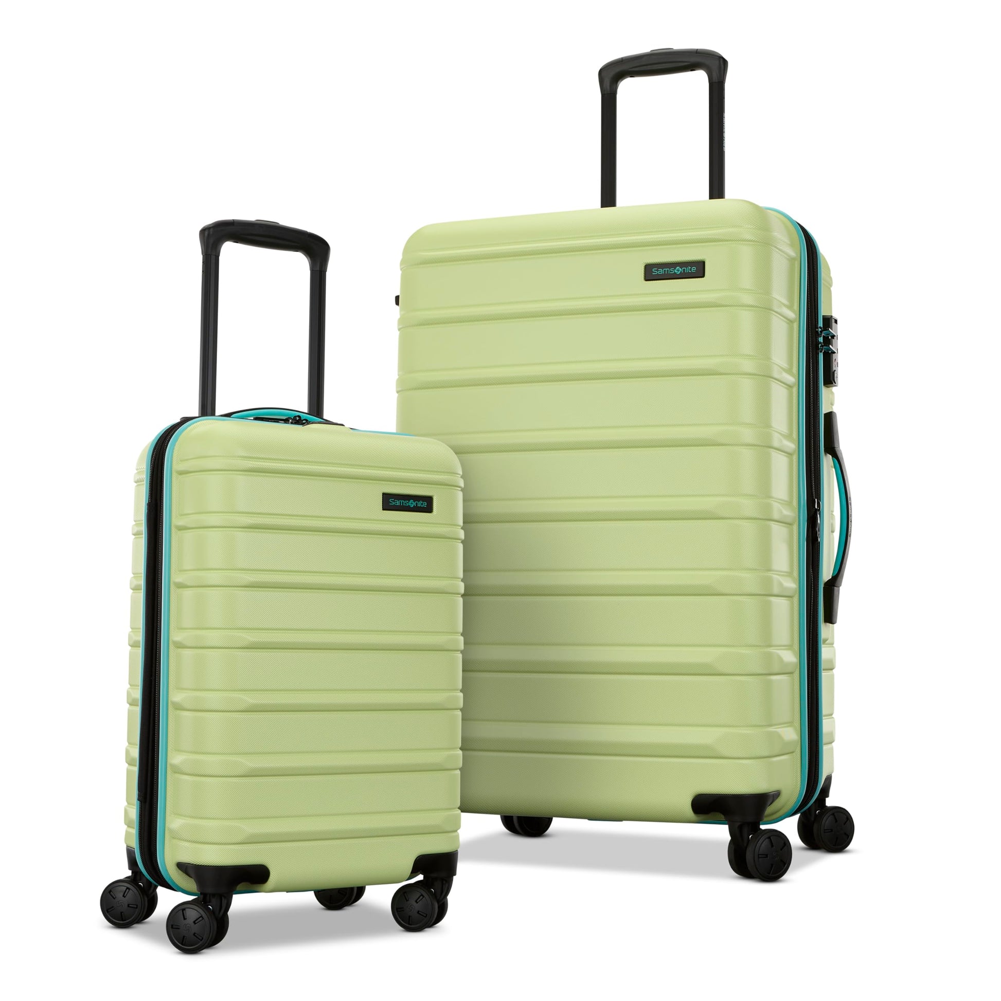 Samsonite Omni 2 Hardside Expandable Luggage with Spinner Wheels, 3-Piece Set (19/24/28), Lagoon Blue