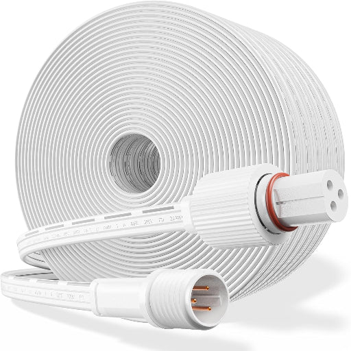 16Ft Extension Cable for Govee Permanent Outdoor Lights 2/Pro, Deck Lights, IP68 Waterproof Extension Cord Compatible with Govee H705D H705E H705F, H706A H706B H706C, H7067 H7068 H7069