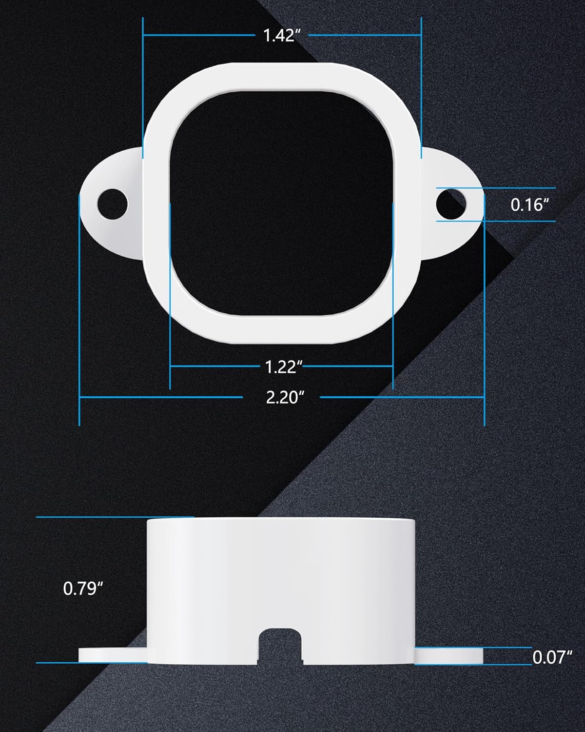 Light Clips for Govee Outdoor Lights H706, 120 Pcs Mounting Brackets for Govee Pro Outdoor Lights, Install Firmly, Replace 3M Glue, for Govee Pro Permanent Outdoor Lights Extension (White)