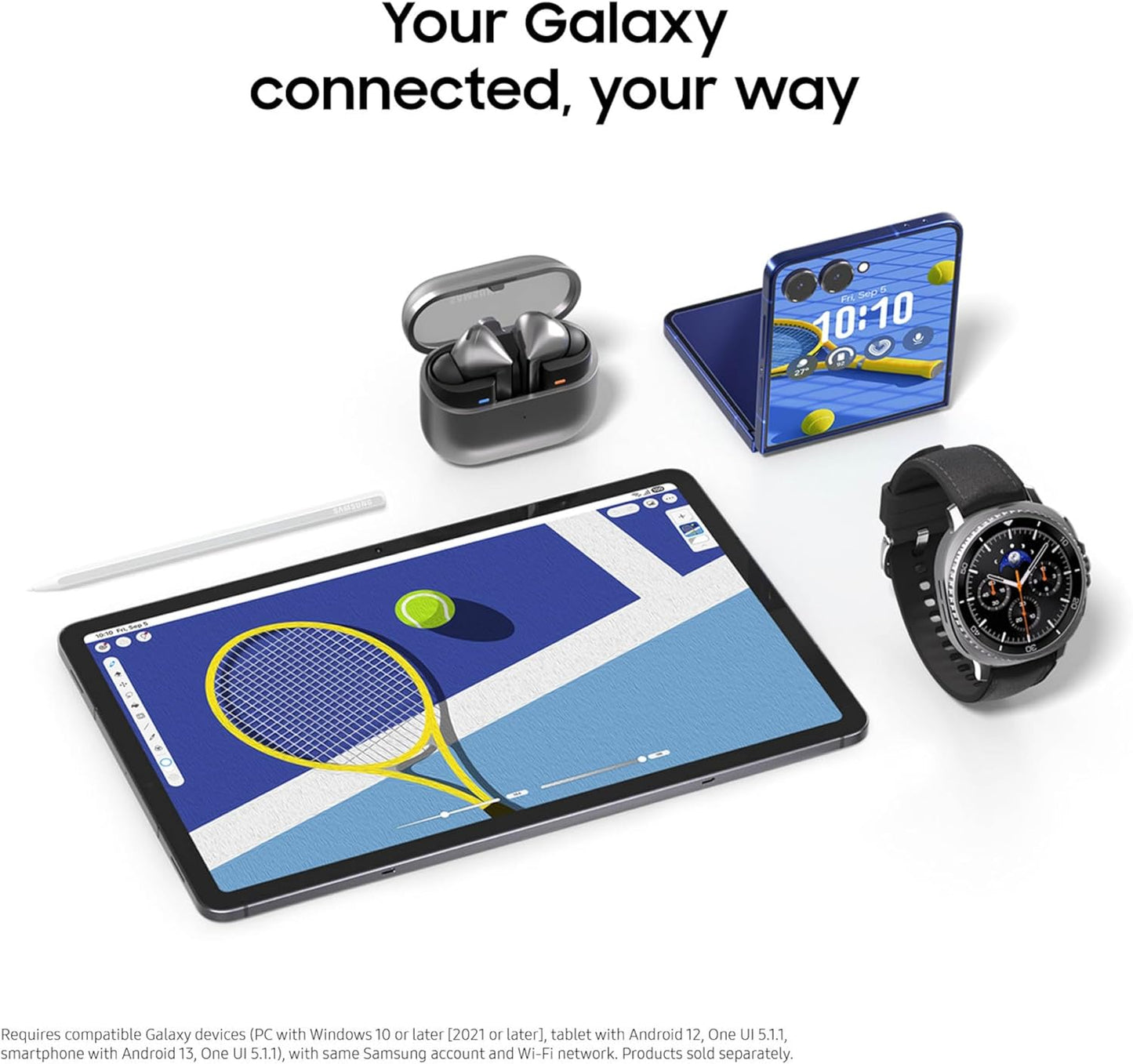 Samsung Galaxy Tab S11 256 GB WiFi Android Tablet, Large Display, Durable, Slim, Light, High Performance, Long Battery Life, S Pen for Note-Taking, AI Assist, US Version, Gray