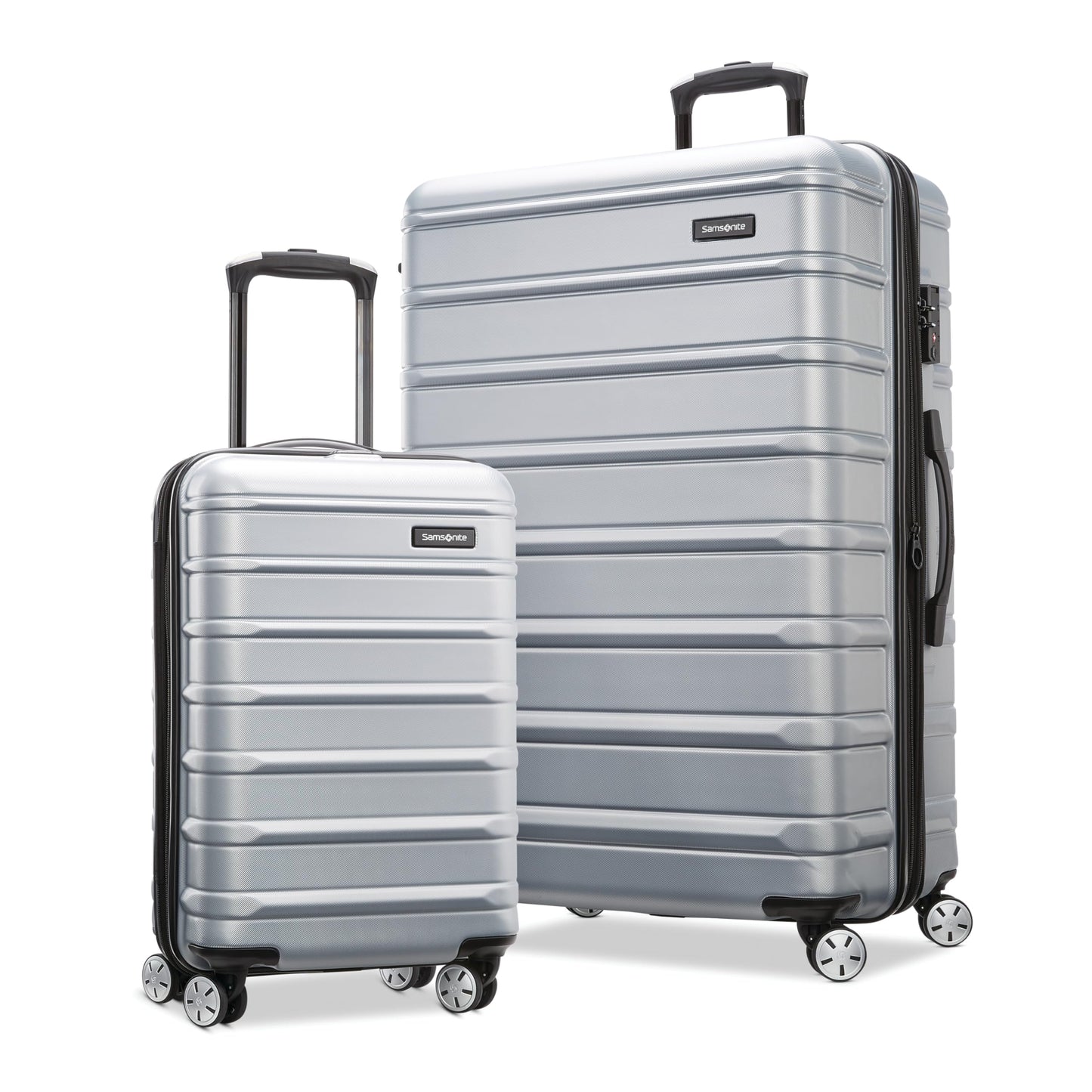 Samsonite Omni 2 Hardside Expandable Luggage with Spinner Wheels, 3-Piece Set (19/24/28), Lagoon Blue