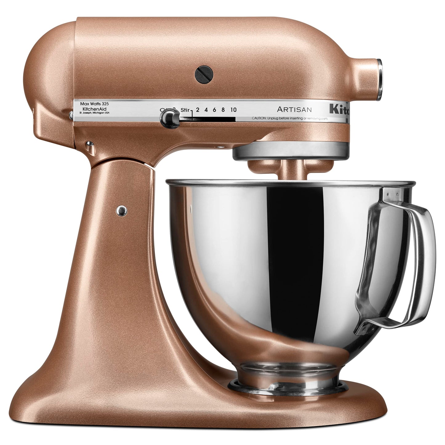 KitchenAid Artisan Series 5 Quart Tilt Head Stand Mixer with Pouring Shield KSM150PS, Almond Cream