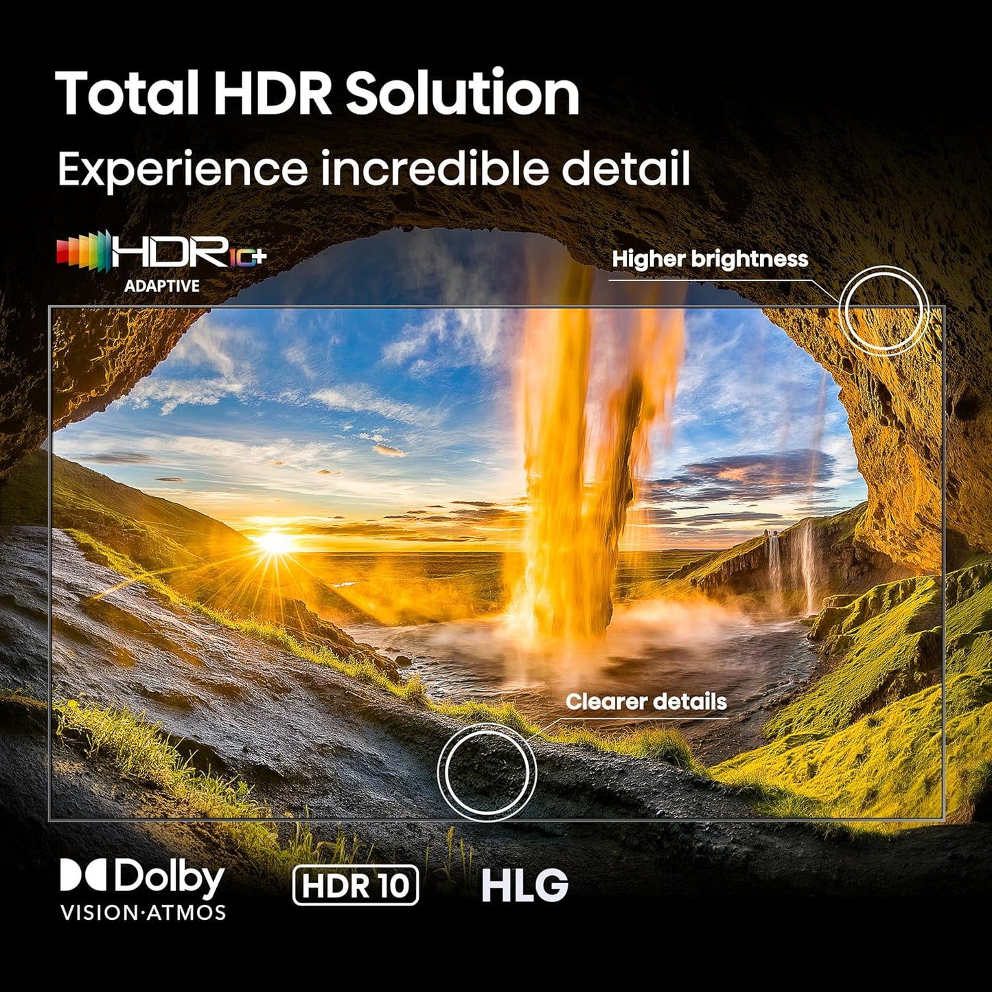 Hisense 100" E6 Cinema Series QLED 4K UHD Smart Fire TV (100E6QF, 2025 Model) - QLED, Native 144Hz, Dolby Vision IQ · Atmos, Motion Rate 240, HDR 10+, Game Mode Pro, Voice Remote with Alexa