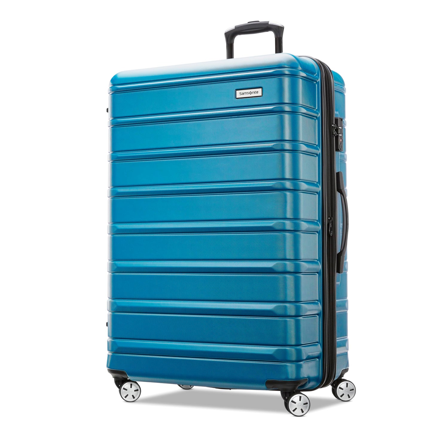 Samsonite Omni 2 Hardside Expandable Luggage with Spinner Wheels, 3-Piece Set (19/24/28), Lagoon Blue