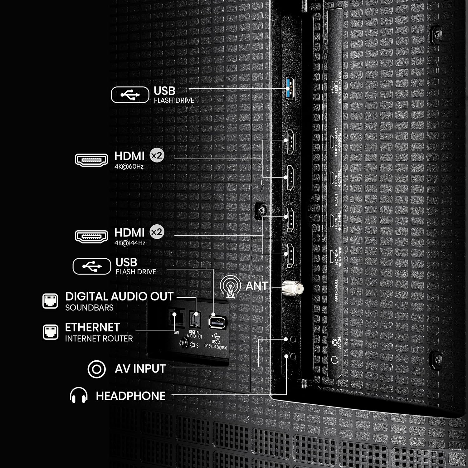 Hisense 100" E6 Cinema Series QLED 4K UHD Smart Fire TV (100E6QF, 2025 Model) - QLED, Native 144Hz, Dolby Vision IQ · Atmos, Motion Rate 240, HDR 10+, Game Mode Pro, Voice Remote with Alexa